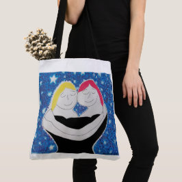 Bolsa Tote Mamãe e eu por toda Impressão