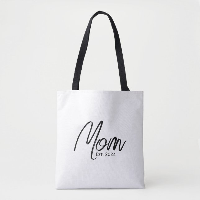 Bolsa Tote Mamãe Estabeleceu Novo Presente Mãe (Frente)