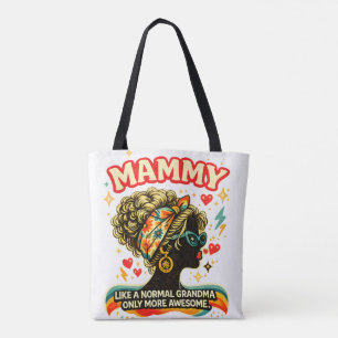 Bolsa Tote Mamãe Incrível Avó Retro Vintage Presente Groovy