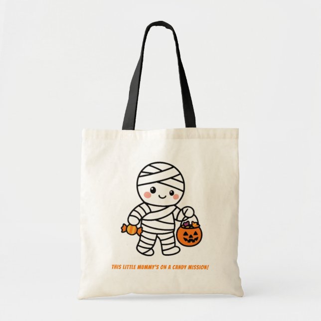 Bolsa Tote Mamãe numa Missão Doce (Frente)