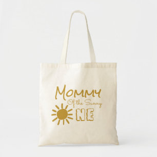 Bolsa Tote Mamãe personalizada e feliz sol primeiro aniversar