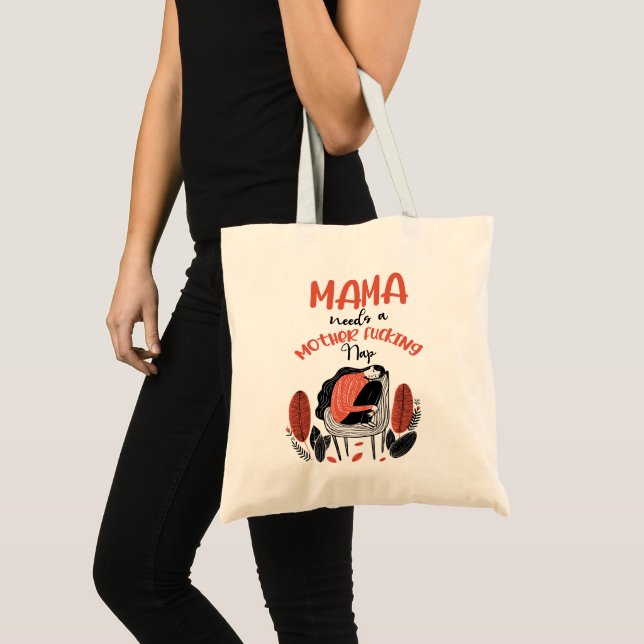 Bolsa Tote Mamãe Precisa De Um Sapo De Arranque Da Mãe (Frente (produto))