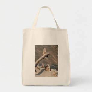 Bolsa Tote Mamíferos selvagens Meerkat dos animais