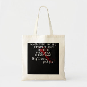 Bolsa Tote manchas de sangue são vermelhas, luzes ultraviole