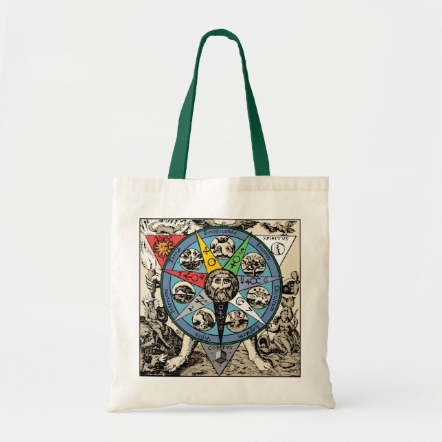 Bolsa Tote Mandala - alquímica (Frente)