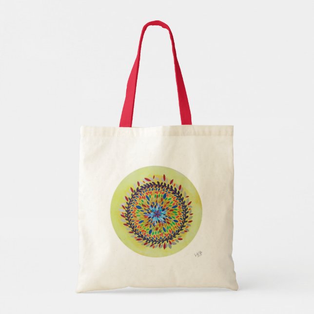 Bolsa Tote Mandala Áurea (Verso)