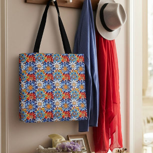 Bolsa Tote mandala brilhante