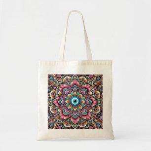 Bolsa Tote Mandala com olho gordo
