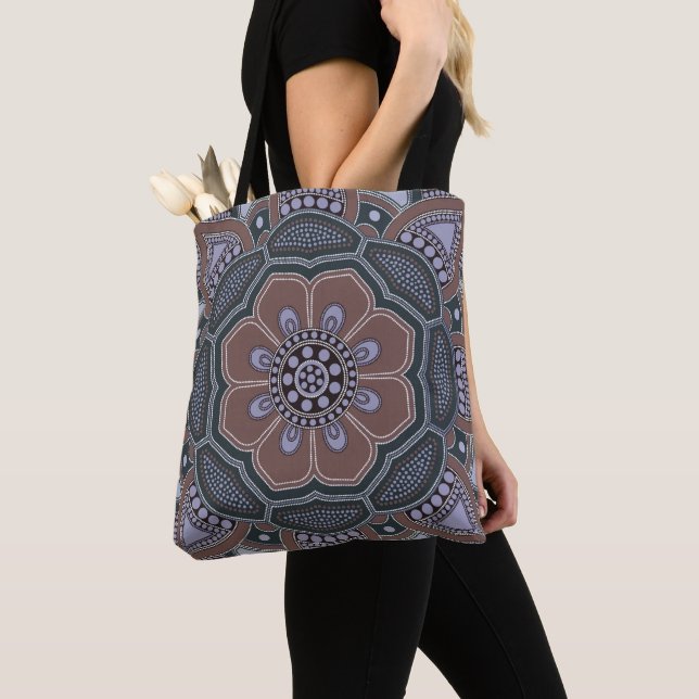 Bolsa Tote Mandala Creative, todos os pontos para um 6 (Close Up)