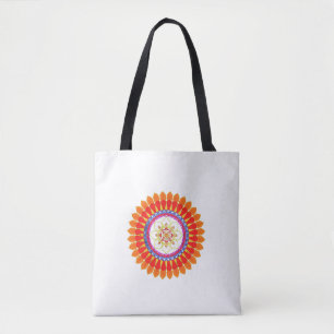 Bolsa Tote Mandala de Euforia Rítmica 