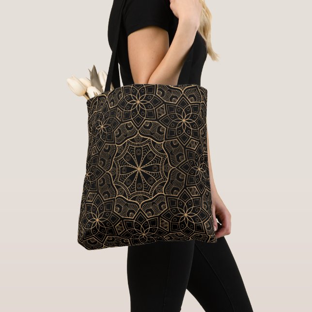 Bolsa Tote Mandala de Luxo 3 (Close Up)