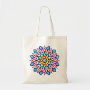 Bolsa Tote Mandala / Design de Flor