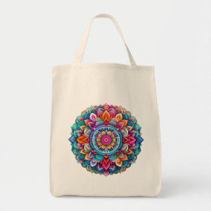 Bolsa Tote Mandala / Design de Flor