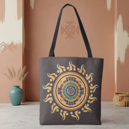Bolsa Tote Mandala do Sol