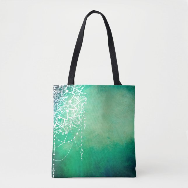 Bolsa Tote Mandala espiritual (Frente)