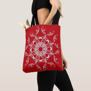 Bolsa Tote Mandala floral velha barroco