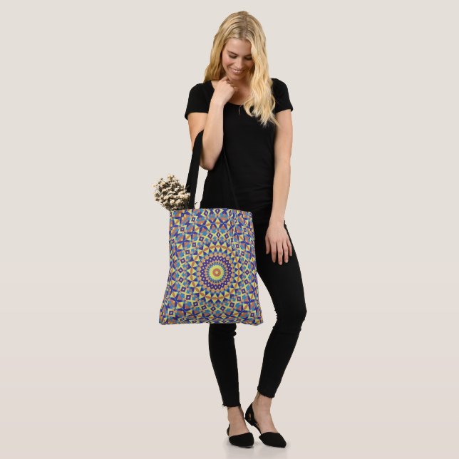 Bolsa Tote Mandalá Geométrico 2 (No(a) Modelo)