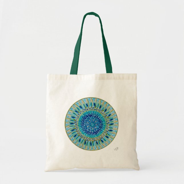 Bolsa Tote Mandala Harmonia Oceânica (Frente)