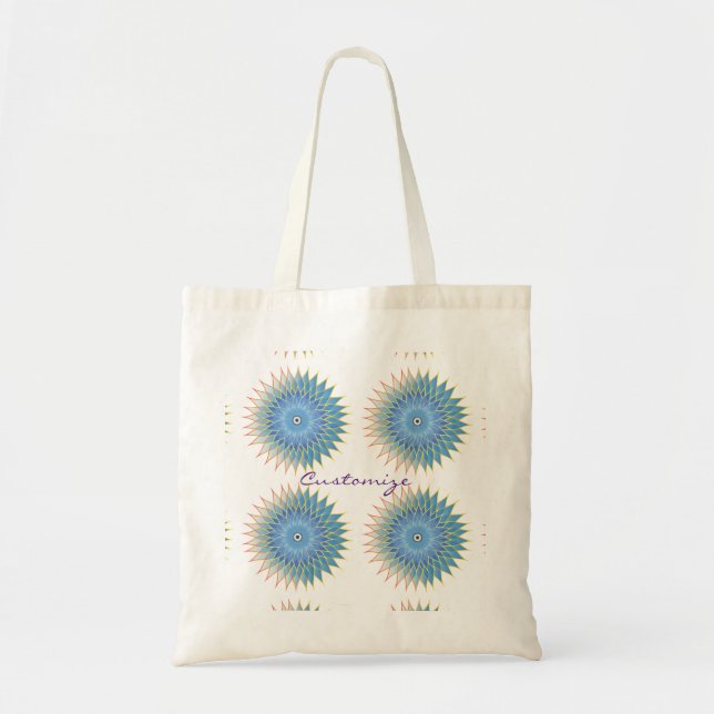 Bolsa Tote Mandala Lotus Blossom Thunder_Cove (Frente)