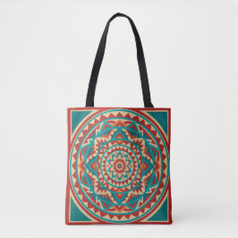 Bolsa Tote Mandalá Moderno do Sudoeste