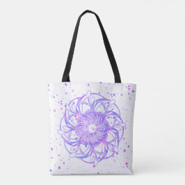 Bolsa Tote Mandala Roxo Espetado