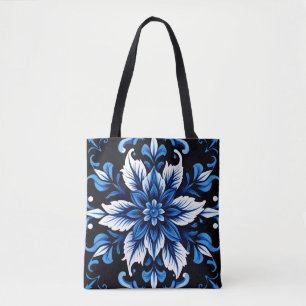 bolsa tote mandala safira