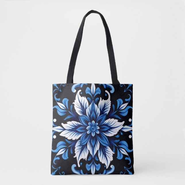 bolsa tote mandala safira (Frente)
