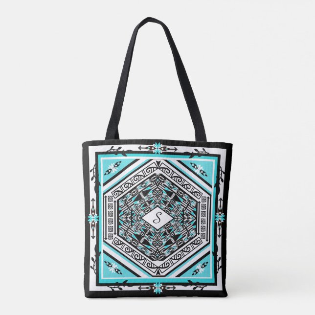 Bolsa Tote Mandala Tribal Nouveau (Verso)