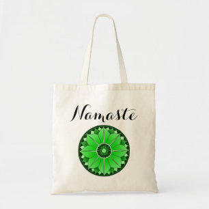 Bolsa Tote Mandala Verde Namaste Moderno