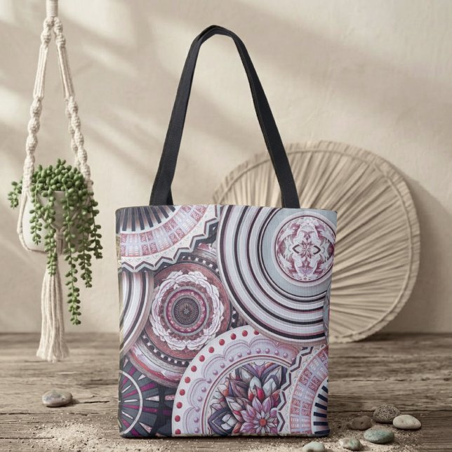 Bolsa Tote Mandalas Vintage (Criador carregado)