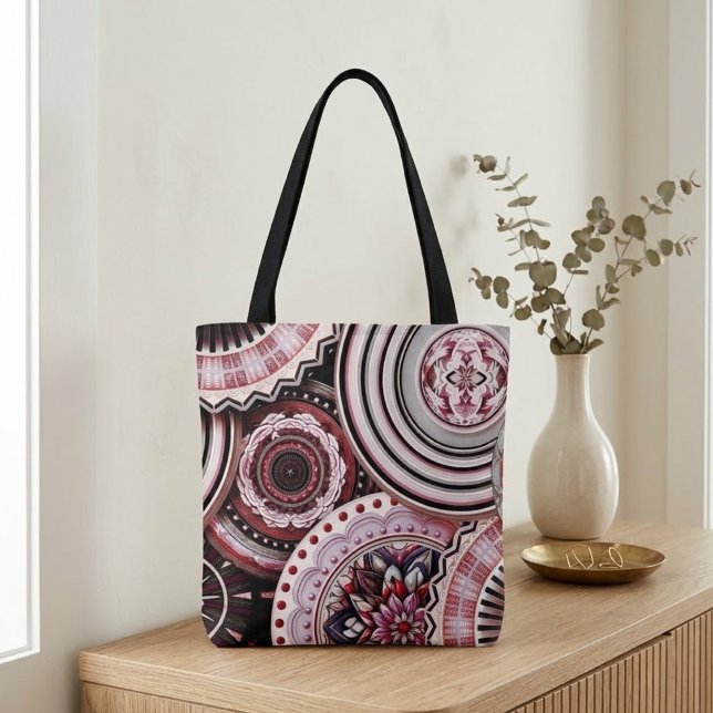 Bolsa Tote Mandalas Vintage (Criador carregado)