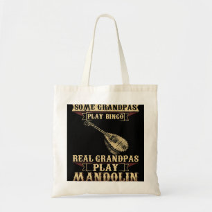 Bolsa Tote Mandolin Lover Mens Alguns Jogam Bingo Verdadeiros