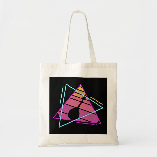 Bolsa Tote Mandolin Lover Retro Vintage Classic (Frente)