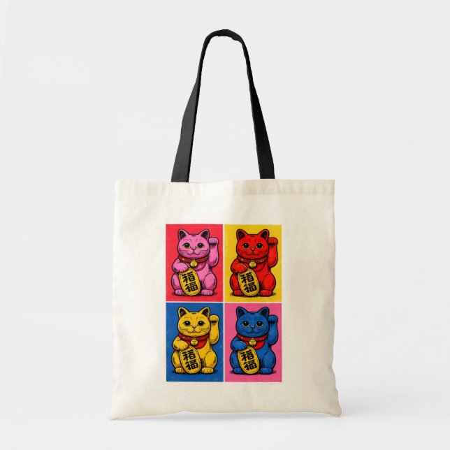 Bolsa Tote Maneki Neko (Frente)