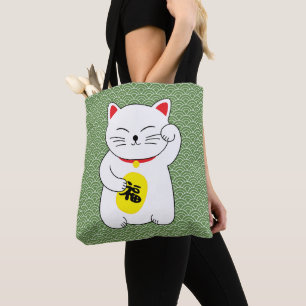 Bolsa Tote Maneki Neko Lucky Cat