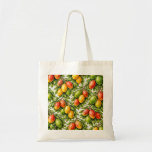 Bolsa Tote Manga Tropical Botânico Colorido
