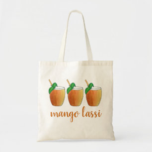 Bolsa Tote Mango Lassi Refrescando a Fruta de iogurte Indiana