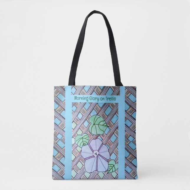 Bolsa Tote Manhã Glória em Trellis (Frente)