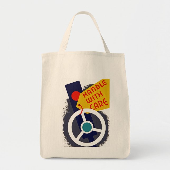 Bolsa Tote Manipular com cuidado (Frente)