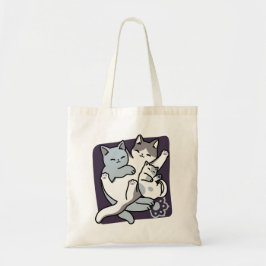 Bolsa Tote Manípulo De Rato - Gatos De Dormir Em Cute