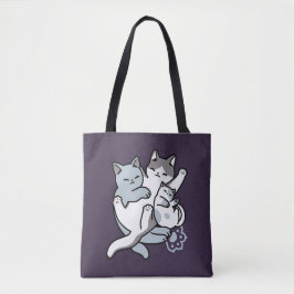 Bolsa Tote Manípulo De Rato - Gatos De Dormir Em Cute