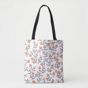 Bolsa Tote Manípulo do bordado com mão Padrão sem costura