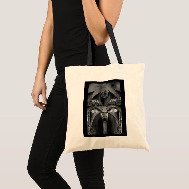 Bolsa Tote Mansão Gótica (Frente (produto))