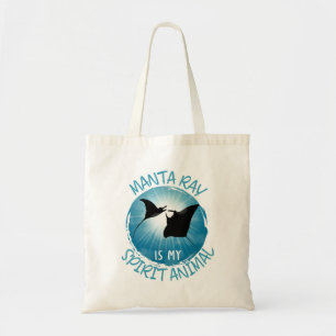 Bolsa Tote Manta Ray É Meu Animal Espirituoso