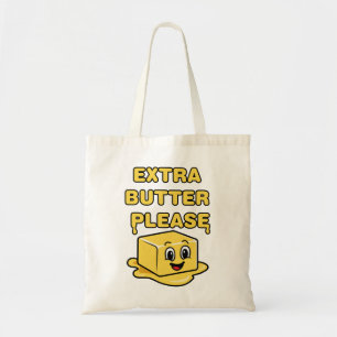 Bolsa Tote Manteiga extra, por favor