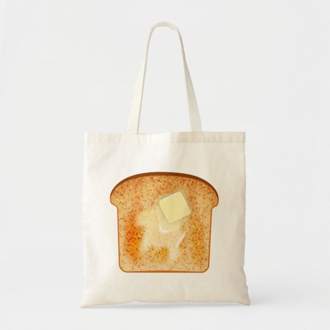 Bolsa Tote Manteiga no torradas (Frente)