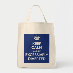 Bolsa Tote Mantenha a calma para ser Jane Austen