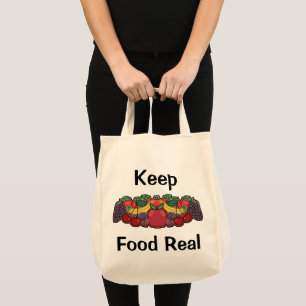 Bolsa Tote Mantenha a Comida Real