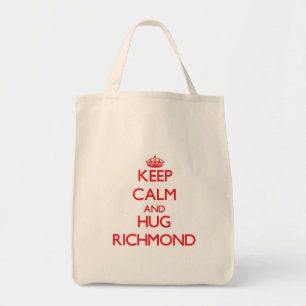 Bolsa Tote Mantenha calmo e abraço Richmond