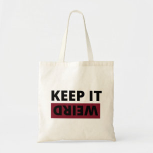 Bolsa Tote Mantenha estranho